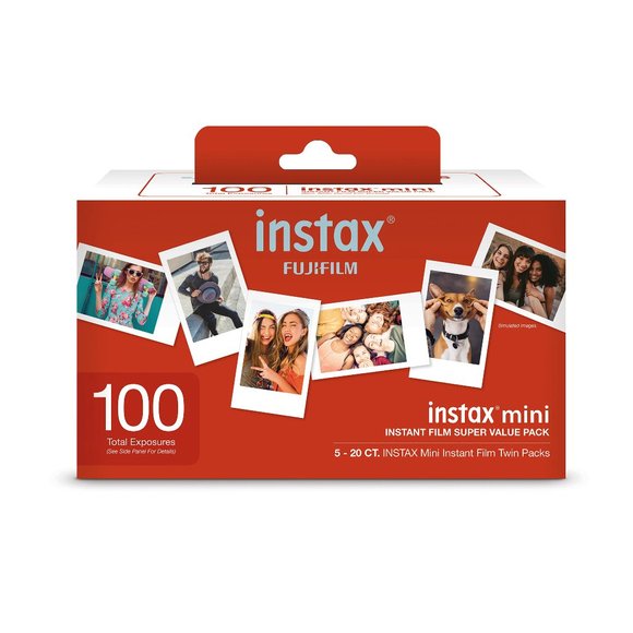 Fujifilm Instax Mini Film Super Value Pack (100 Film Pack) - Picture 1 of 7